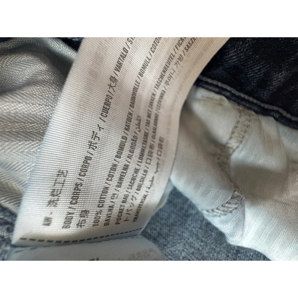 Hollister Jeans Women 18S Blue Curvy Mid-Rise Baggy Denim Short Relaxed Fit - Picture 5 of 8